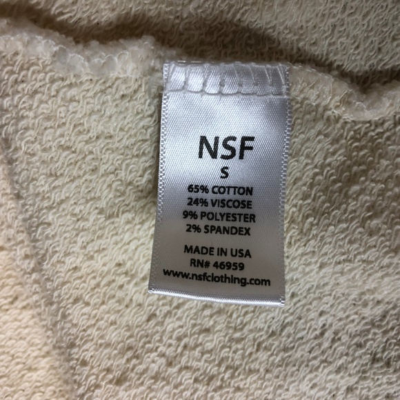 NSF Womens Small Open Front Cardigan Style Tie - Picture 7 of 8